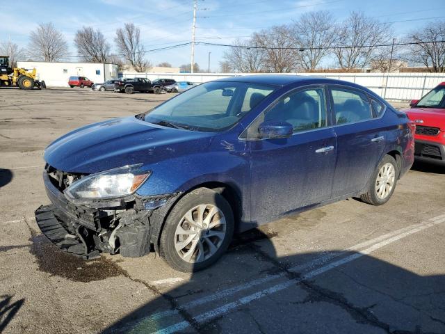 3N1AB7AP7JY246914 - 2018 NISSAN SENTRA S BLUE photo 1