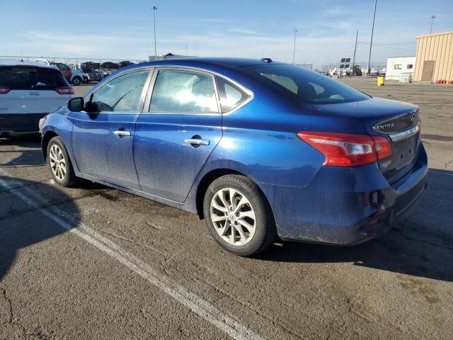 3N1AB7AP7JY246914 - 2018 NISSAN SENTRA S BLUE photo 2