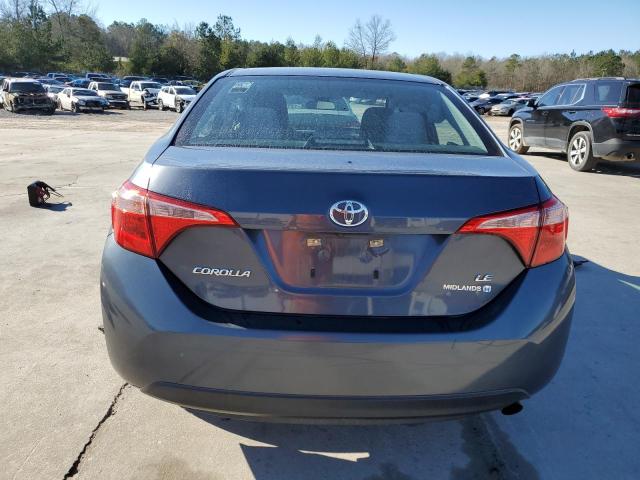 5YFBURHEXHP657987 - 2017 TOYOTA COROLLA L GRAY photo 6