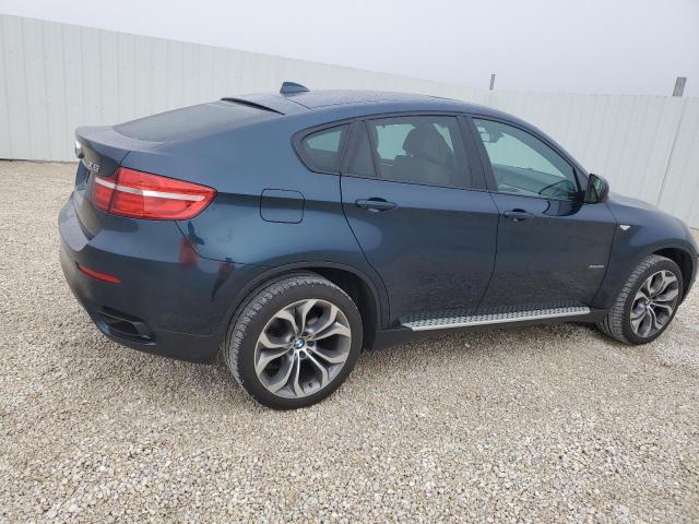 5UXFG8C58EL592392 - 2014 BMW X6 XDRIVE50I BLUE photo 3