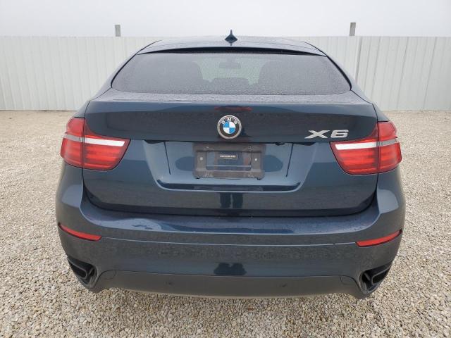 5UXFG8C58EL592392 - 2014 BMW X6 XDRIVE50I BLUE photo 6