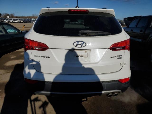 5XYZUDLA8FG241539 - 2015 HYUNDAI SANTA FE S WHITE photo 6