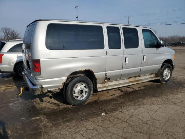 1FBNE31L36DA82555 - 2006 FORD ECONOLINE E350 SUPER DUTY WAGON SILVER photo 3