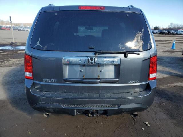 5FNYF4H52CB501731 - 2012 HONDA PILOT EXL GRAY photo 6