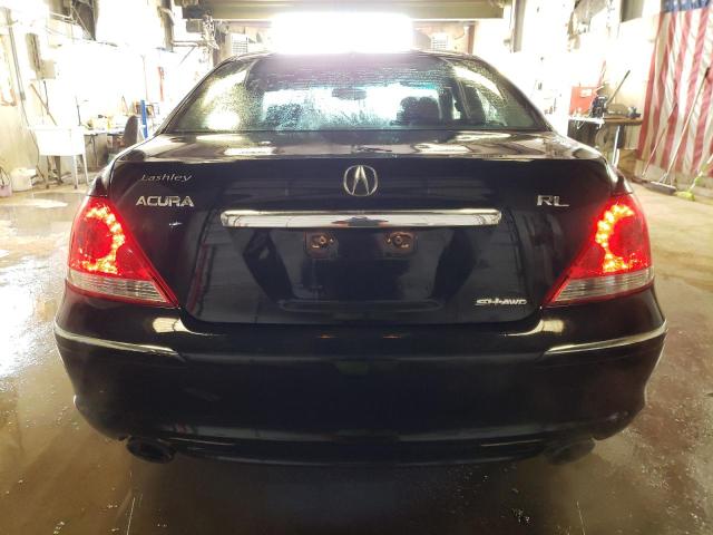 JH4KB16576C004824 - 2006 ACURA RL BLACK photo 6