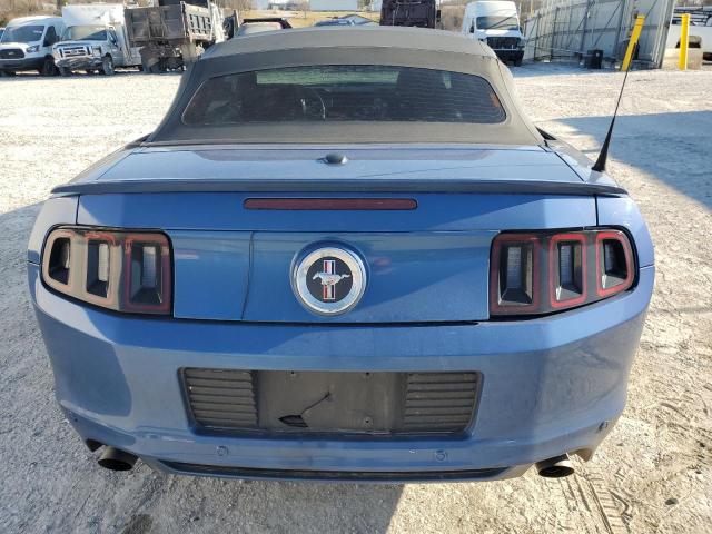 1ZVBP8EMXE5235317 - 2014 FORD MUSTANG BLUE photo 6