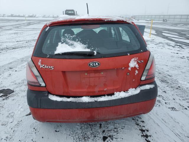 KNADE163966068892 - 2006 KIA RIO 5 RED photo 6