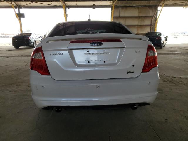 3FAHP0HGXAR233374 - 2010 FORD FUSION SE WHITE photo 6