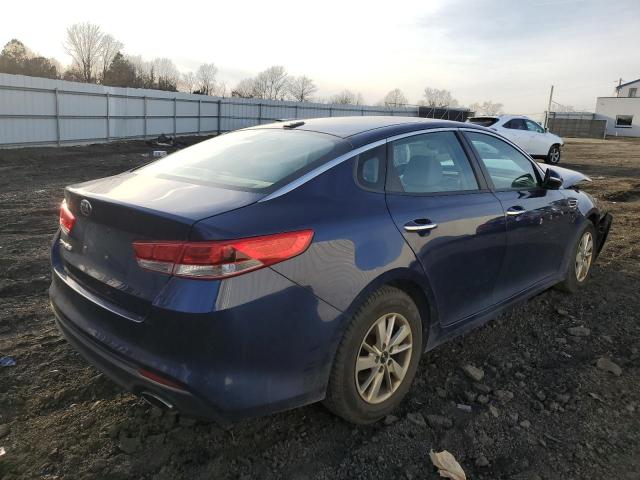 5XXGT4L37GG089545 - 2016 KIA OPTIMA LX BLUE photo 3