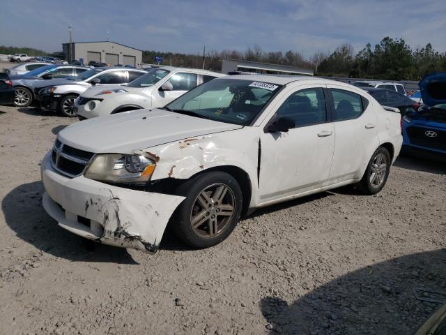 1B3LC56J08N141250 - 2008 DODGE AVENGER SXT WHITE photo 1