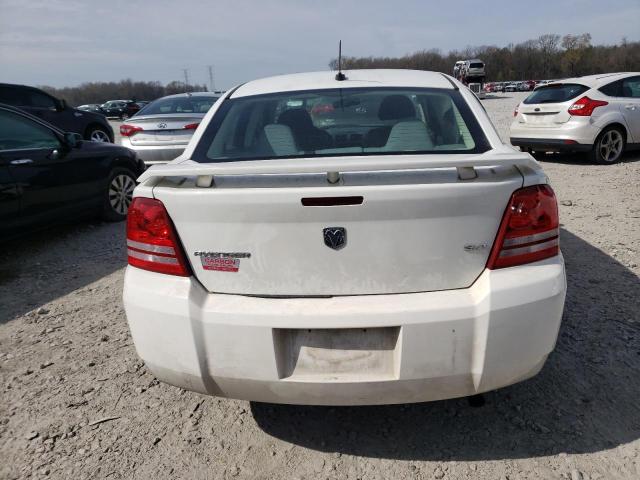 1B3LC56J08N141250 - 2008 DODGE AVENGER SXT WHITE photo 6