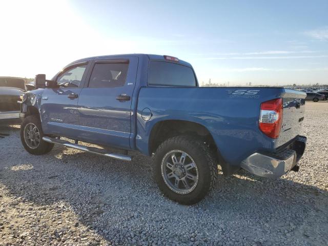 5TFDW5F12KX850705 - 2019 TOYOTA TUNDRA CREWMAX SR5 BLUE photo 2