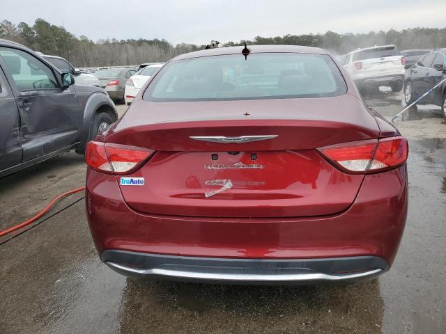 1C3CCCAB2FN647764 - 2015 CHRYSLER 200 LIMITED RED photo 6