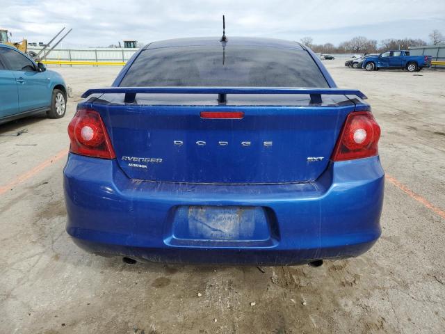 1C3CDZEG0CN253083 - 2012 DODGE AVENGER SXT BLUE photo 6