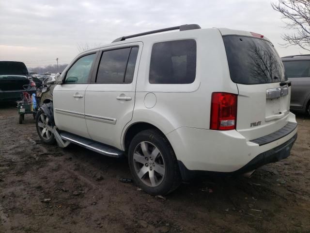 5FNYF4H90FB024739 - 2015 HONDA PILOT TOURING WHITE photo 2