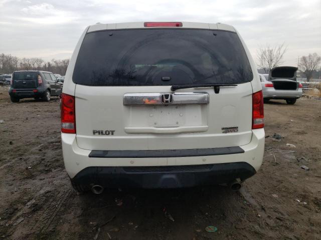 5FNYF4H90FB024739 - 2015 HONDA PILOT TOURING WHITE photo 6