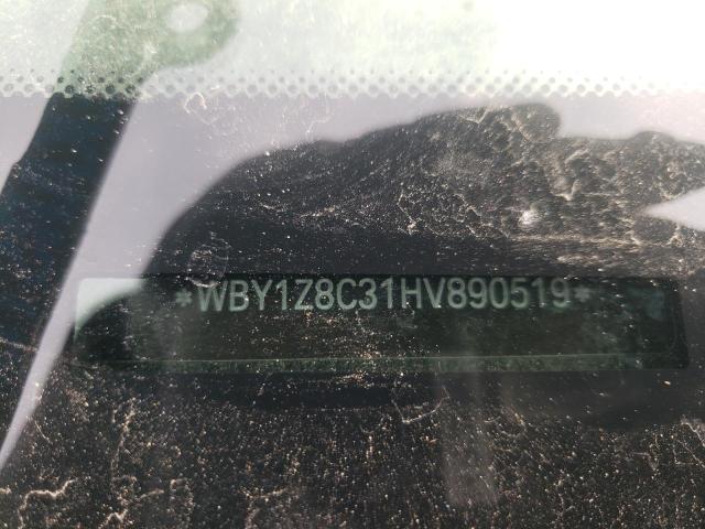WBY1Z8C31HV890519 - 2017 BMW I3 REX BLACK photo 12