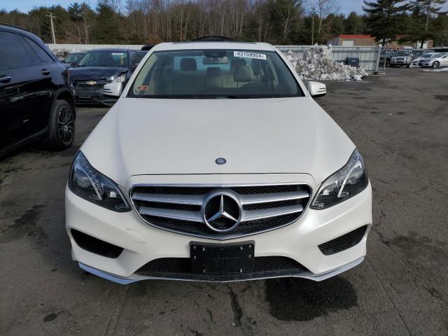 WDDHF5KB8EB051373 - 2014 MERCEDES-BENZ E 350 WHITE photo 5