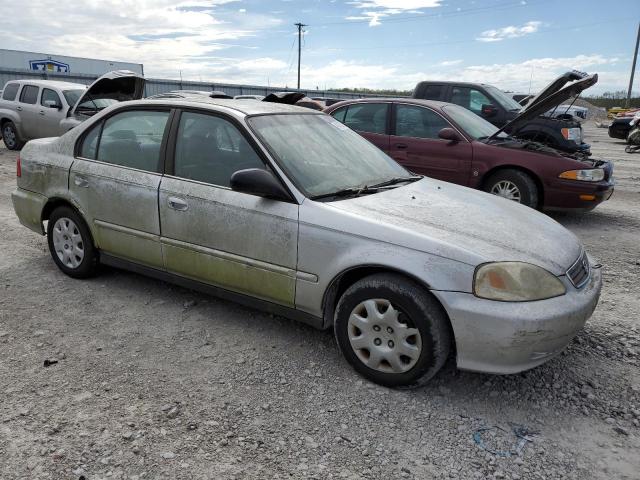 2HGEJ6610YH514462 - 2000 HONDA CIVIC BASE 银色 照片 4