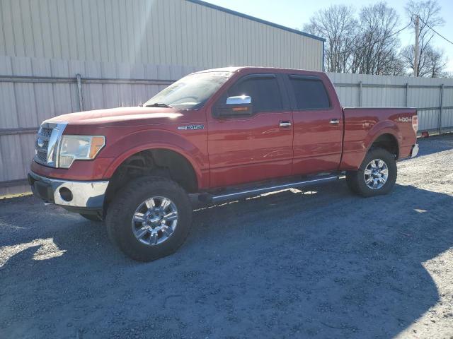 1FTFW1EV9AFD52768 - 2010 FORD F150 SUPERCREW RED photo 1