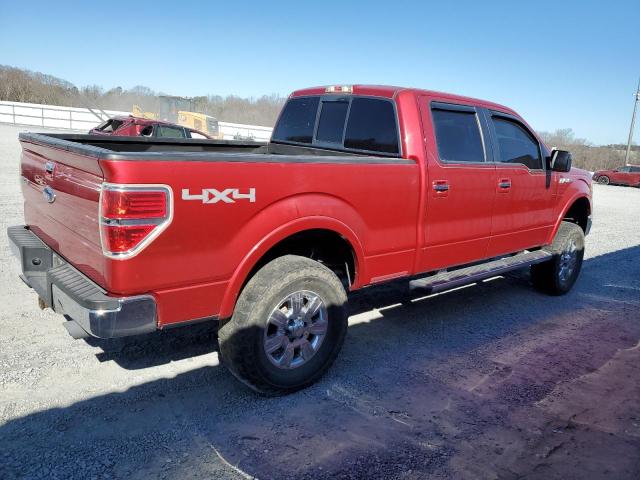 1FTFW1EV9AFD52768 - 2010 FORD F150 SUPERCREW RED photo 3