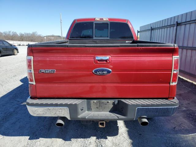1FTFW1EV9AFD52768 - 2010 FORD F150 SUPERCREW RED photo 6