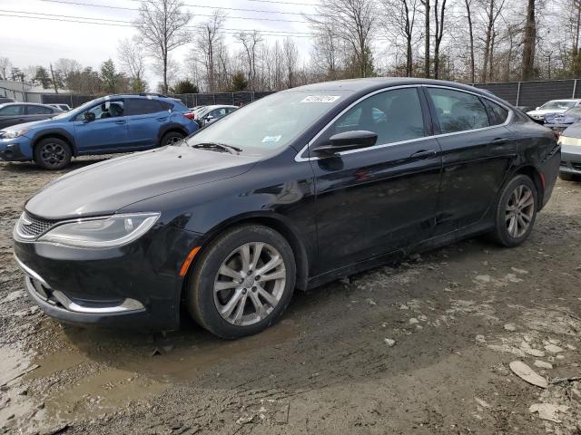 1C3CCCAB8FN689663 - 2015 CHRYSLER 200 LIMITED BLACK photo 1