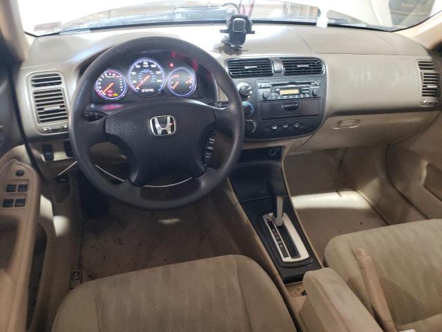 2HGES16535H545302 - 2005 HONDA CIVIC LX TAN photo 8