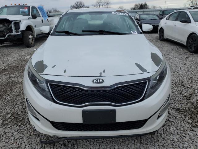 5XXGM4A76EG345903 - 2014 KIA OPTIMA LX WHITE photo 5