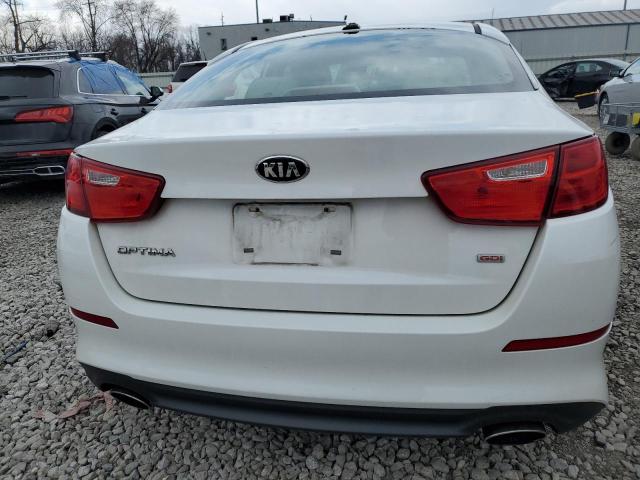 5XXGM4A76EG345903 - 2014 KIA OPTIMA LX WHITE photo 6