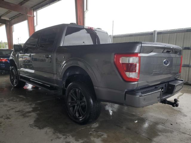 1FTFW1E84NFC34983 - 2022 FORD F150 SUPERCREW GRAY photo 2