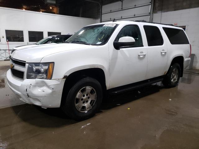 1GNSKJE75DR214361 - 2013 CHEVROLET SUBURBAN K1500 LT WHITE photo 1