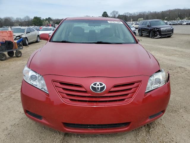4T1BE46K39U348368 - 2009 TOYOTA CAMRY BASE RED photo 5