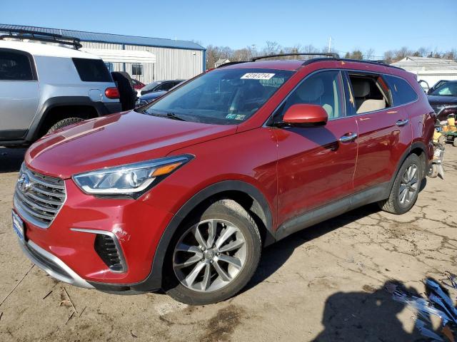 KM8SMDHF3HU200089 - 2017 HYUNDAI SANTA FE SE RED photo 1