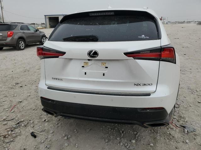 JTJDARBZ7L5014304 - 2020 LEXUS NX 300 WHITE photo 6