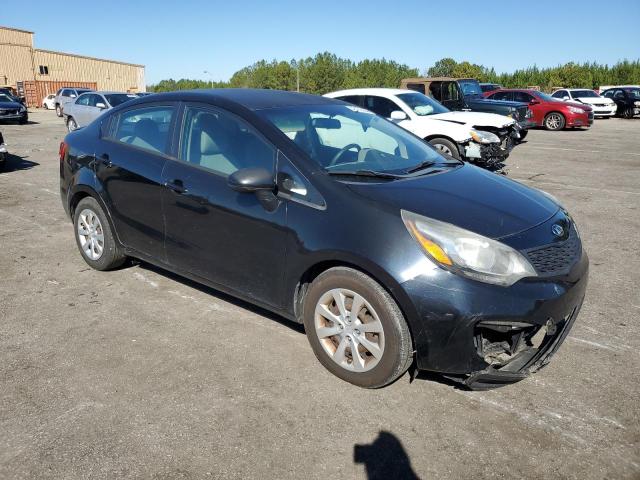 KNADM4A32E6378666 - 2014 KIA RIO LX BLACK photo 4