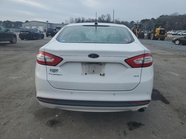 3FA6P0H70DR105382 - 2013 FORD FUSION SE WHITE photo 6