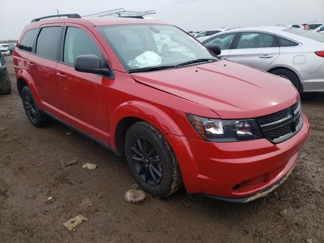 3C4PDCAB2LT270424 - 2020 DODGE JOURNEY SE RED photo 4