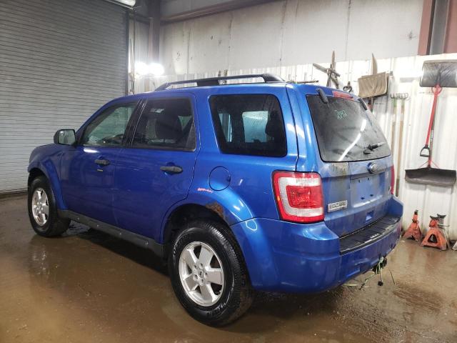 1FMCU9DG4BKB70930 - 2011 FORD ESCAPE XLT BLUE photo 2