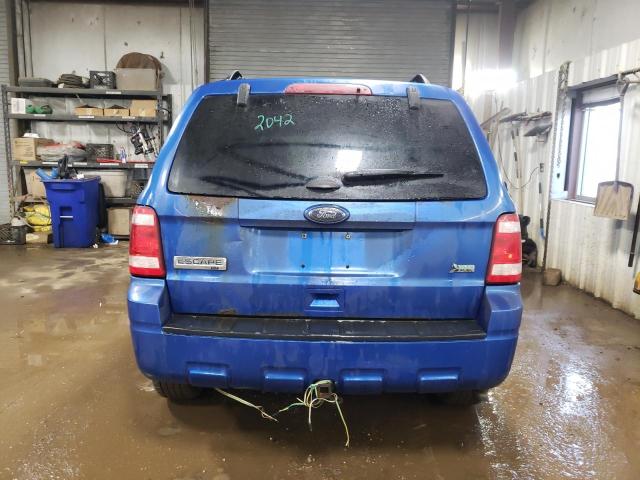 1FMCU9DG4BKB70930 - 2011 FORD ESCAPE XLT BLUE photo 6