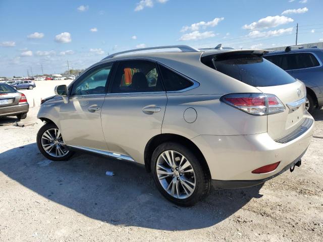 2T2ZK1BA4DC087079 - 2013 LEXUS RX 350 CREAM photo 2