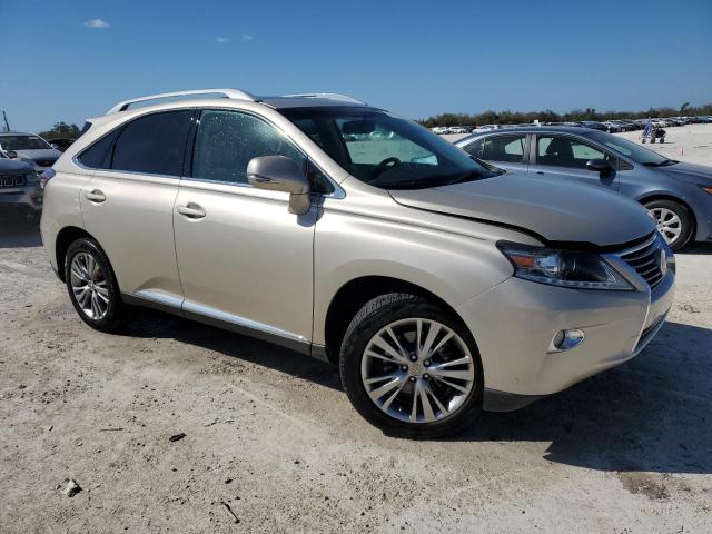 2T2ZK1BA4DC087079 - 2013 LEXUS RX 350 CREAM photo 4