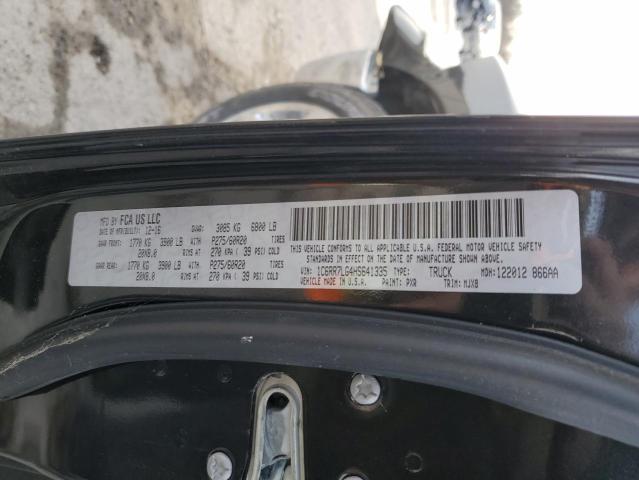 1C6RR7LG4HS641335 - 2017 RAM 1500 SLT BLACK photo 12