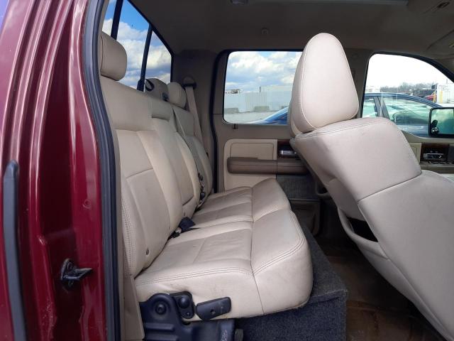 1FTPW14514KC66629 - 2004 FORD F150 SUPERCREW BURGUNDY photo 10