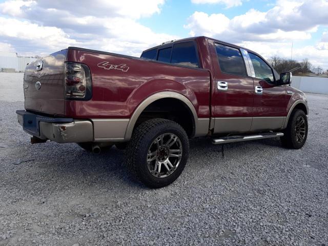 1FTPW14514KC66629 - 2004 FORD F150 SUPERCREW BURGUNDY photo 3