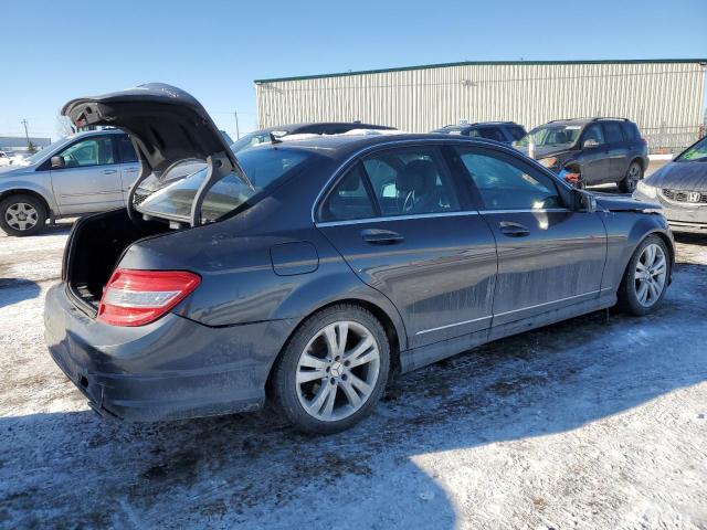 WDDGF8BB7AF518332 - 2010 MERCEDES-BENZ C 300 4MATIC GRAY photo 3