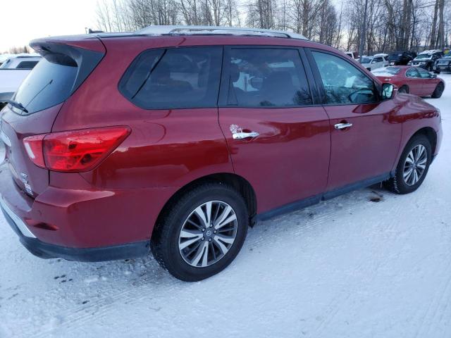 5N1DR2MM1HC658772 - 2017 NISSAN PATHFINDER S RED photo 3