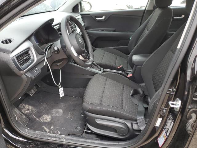 3KPA25AD8LE341591 - 2020 KIA RIO LX BLACK photo 7