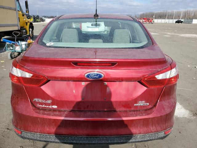 1FADP3F28EL216858 - 2014 FORD FOCUS SE RED photo 6