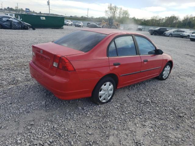 1HGES16385L001329 - 2005 HONDA CIVIC DX VP RED photo 4